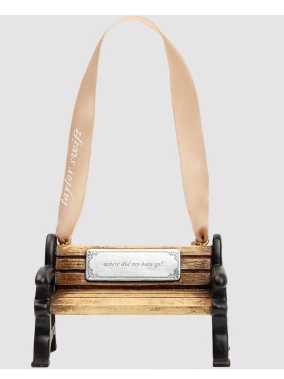 Taylor Swift Coney Island Evermore Bench Ornament